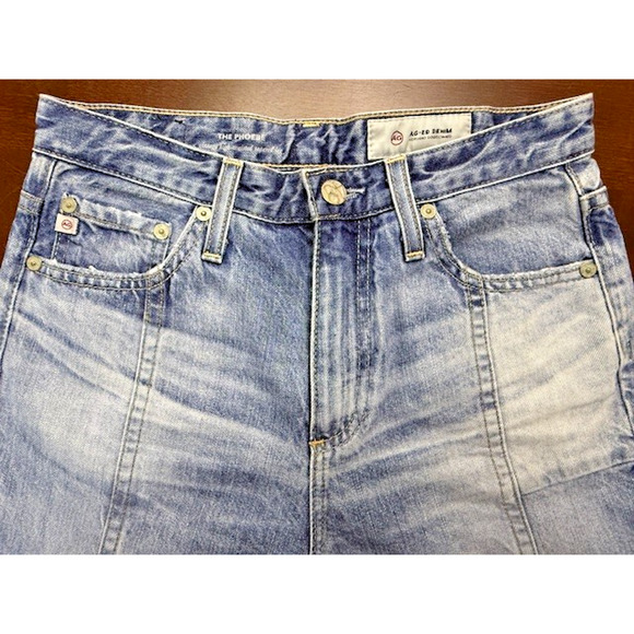 AG Adriano Goldschmied The Phoebe Vintage High Waisted Tapered Leg Jeans Size 25 - Picture 7 of 16